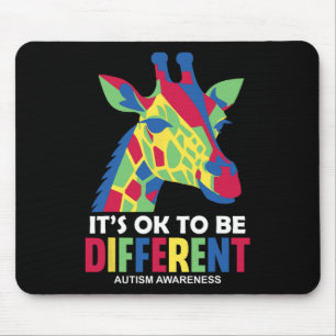 It's Okay To Be Different Autism Awareness Autist Mouse Pad