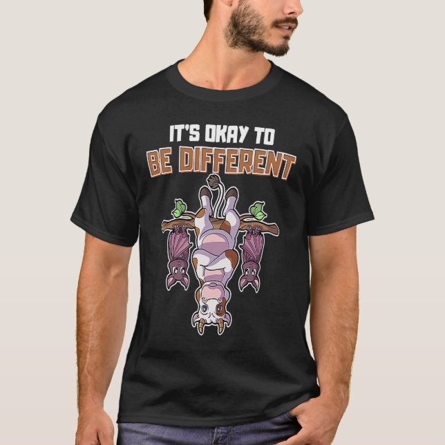 It's okay to be different Sei Anders Cow Bat  2 T-Shirt (Front)
