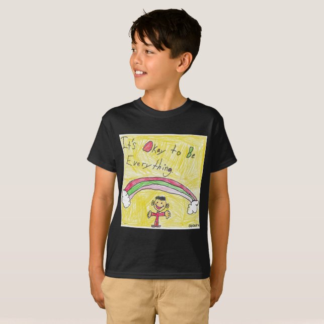 It's Okay to Be Everything T-shirt for Kids (Front Full)