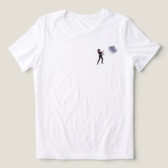IT'S OKAY TO BE MANIC Tri-Blend SHIRT (Design Front)