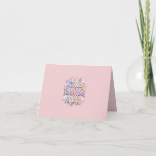It's Okay to Be Not Okay   Self Care & Emotional W Thank You Card