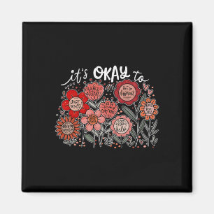 Its Okay To Make Mistakes Motivational Mental Heal Magnet