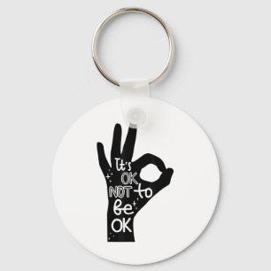 Its Okay To Not Be Okay Hand Suicide Prevention Aw Key Ring