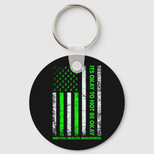 Its Okay To Not Be Okay Mental Health Awareness Key Ring