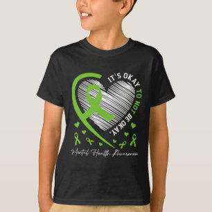 Its Okay To Not Be Okay Mental Health Awareness Ri T-Shirt