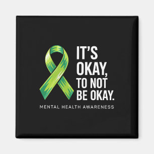 Its Okay To Not Be Okay Us Flag Mental Health Awar Magnet