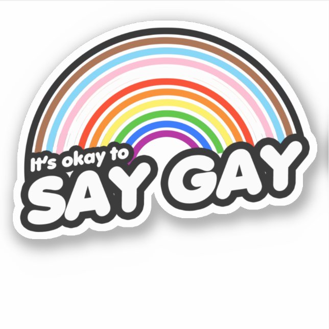 It's okay to say gay (Front)