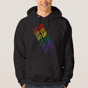 It's Okay To Say Gay Stay Proud Lgbtq Florida Prid Hoodie