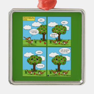 It's on Me... Comic Metal Tree Decoration