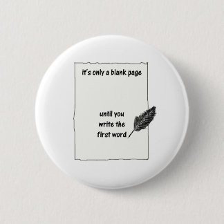 It's only a blank page... 6 cm round badge