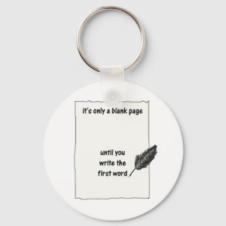 It's only a blank page... key ring