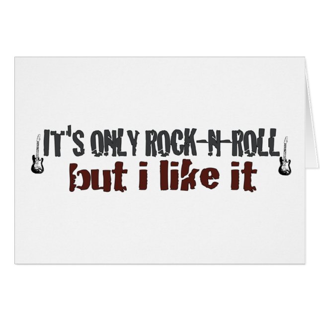 Its Only Rock And Roll (Front Horizontal)