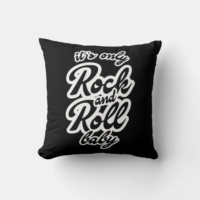 Its Only Rock and roll Baby Cushion (Front)