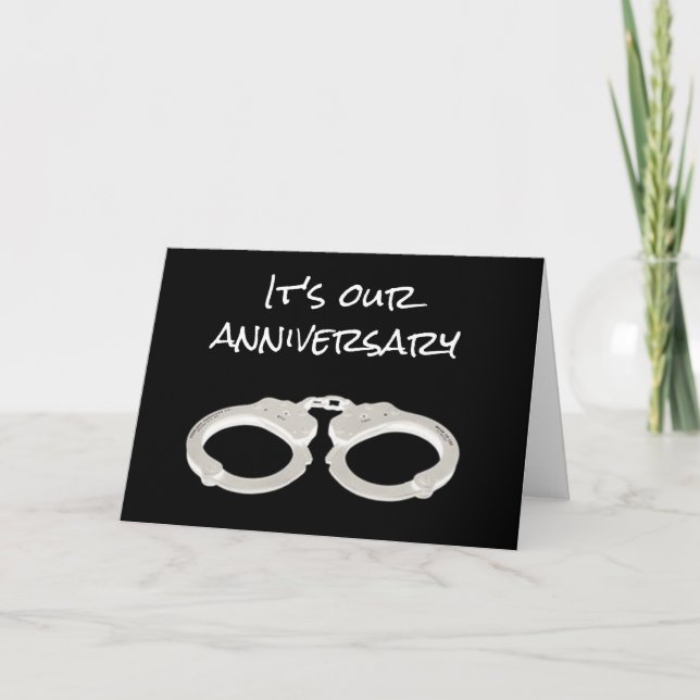 IT'S ***OUR ANNIVERSARY*** WANT TO CELEBRATE? CARD (Front)