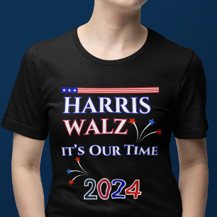 It's Our Time Harris Walz 2024 T-Shirt