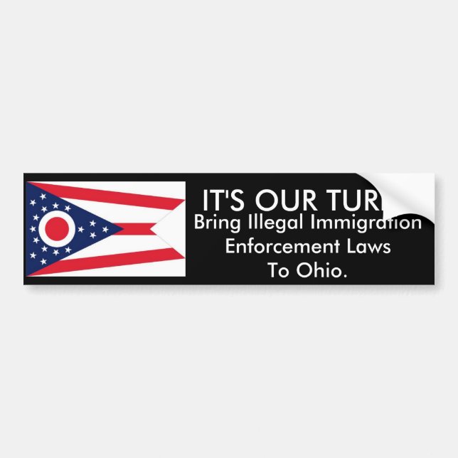 It's Our Turn, Ohio Bumper Sticker (Front)