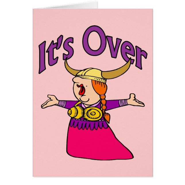 It's Over Opera Singer (Front)