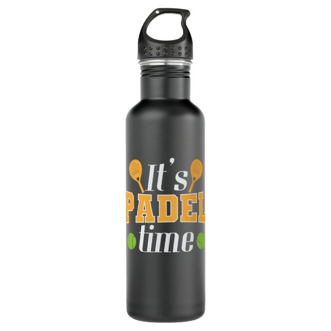 It's Padel Time Tennis Sport 710 Ml Water Bottle (Front)