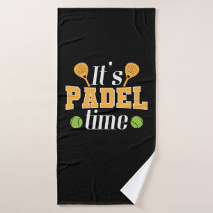 It's Padel Time Tennis Sport Bath Towel
