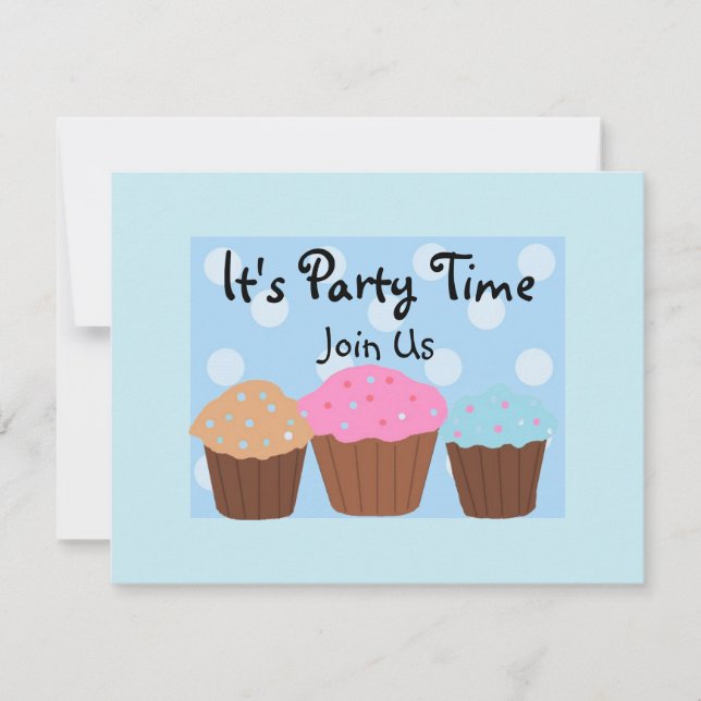 It's Party Time Invitation (Front)