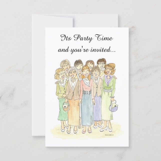 It's party time my friends Invitation (Front)