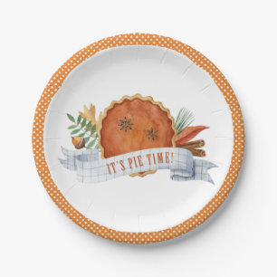 It's Pie Time   Pumpkin Pie  Paper Plate