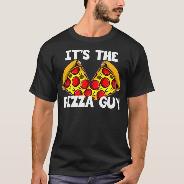 Its Pizza Guy - Pizza Heart T-Shirt (Front)