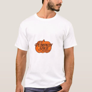 It's Pumpkin Spice Season Retro Pumpkin Typography T-Shirt