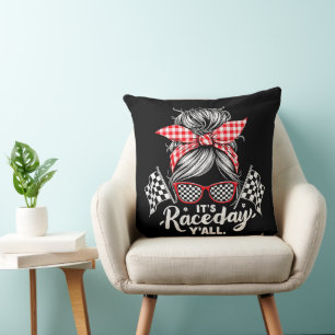 It's Race Day Y'all Racing Cushion