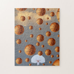 " I'ts Raining B- Balls " . Jigsaw Puzzle