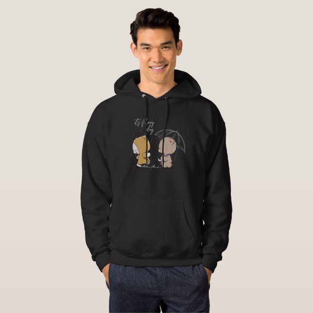 It's rainy day | Men's Hoodie (Front Full)