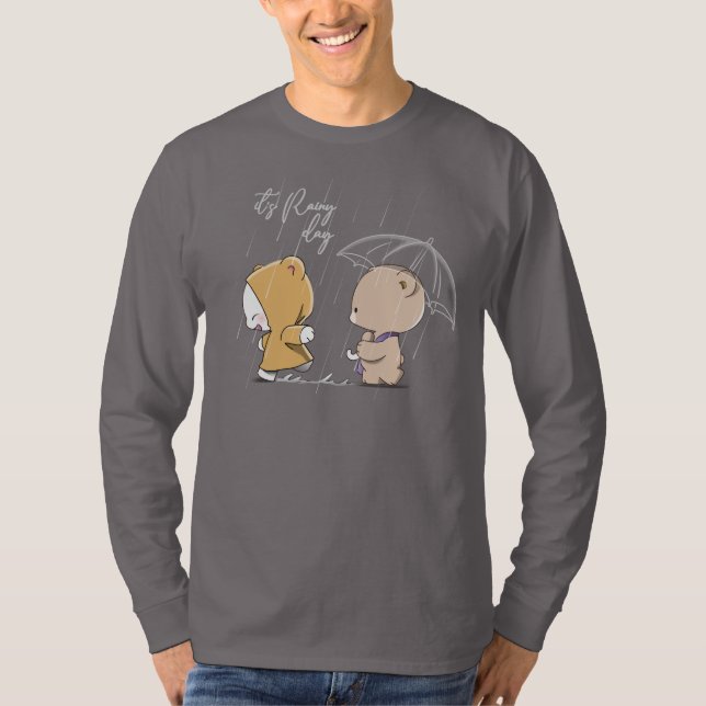 It's rainy day | Men's Long Sleeve T-Shirt (Front)