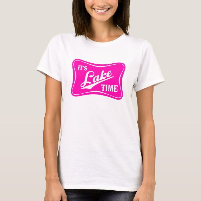 It's River Time T-Shirt – Retro Summer Float Trip  (Front)