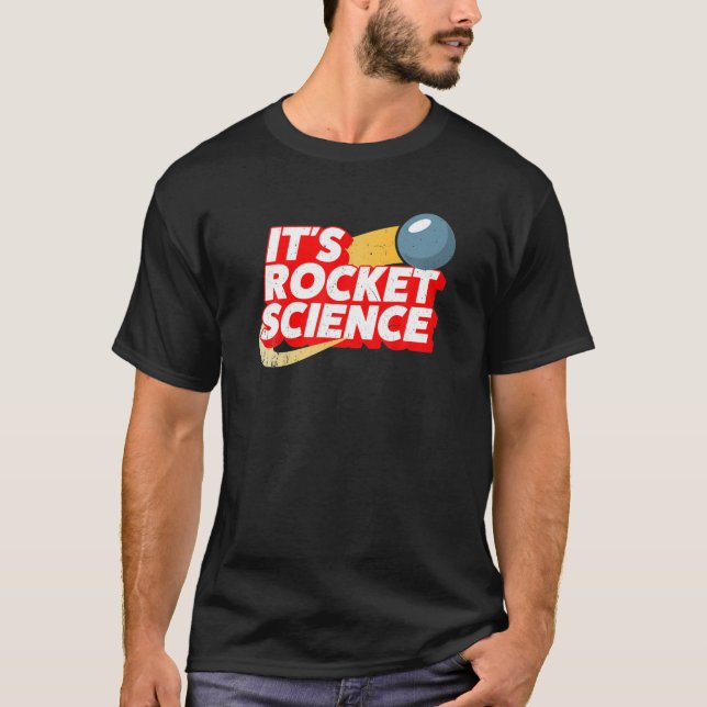 It's Rocket Science Retro Octane Soccer Graphic T-Shirt (Front)