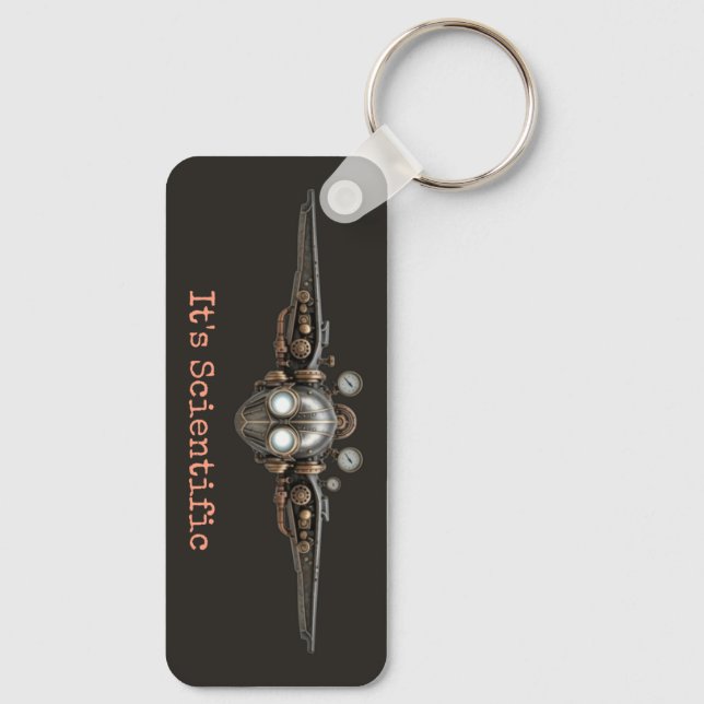 It's Scientific Dual Keychain (aluminium)  (Back)
