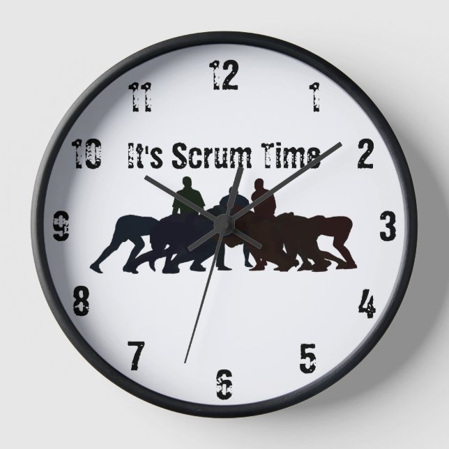 It's Scrum Time Wall Clock (Front)