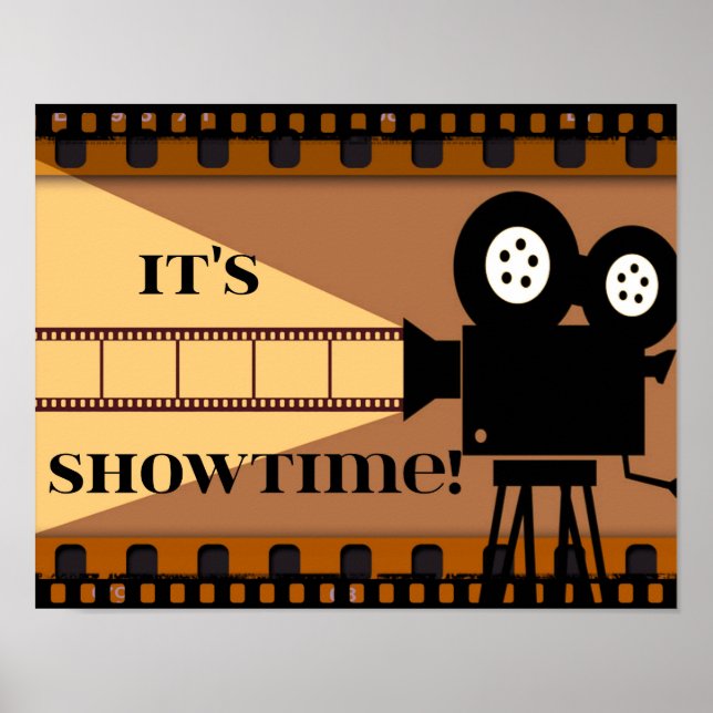 "It's Showtime!" Theatre Poster (Front)