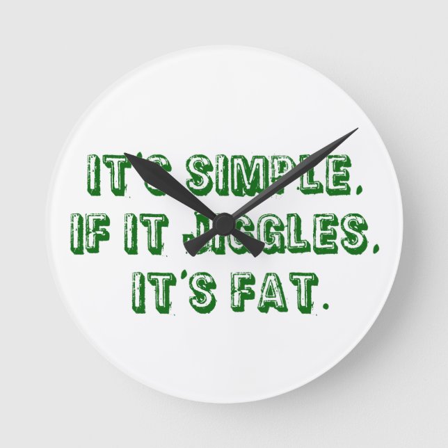 It's simple round clock (Front)