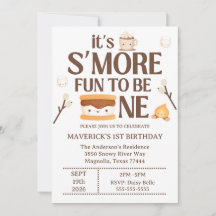 It's S'more Fun to Be One First Birthday 