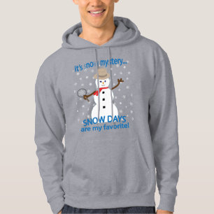 It's sNOw Mystery Detective Snowman Hoodie