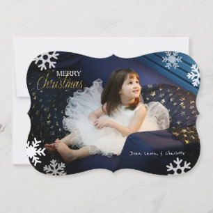 It's Snowing Holiday Photo Card