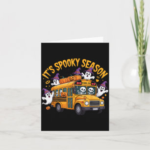 It's Soky Season Funny Teacher Halloween School Bu Card