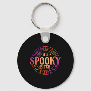 It's Spooky Season Fun Witch Halloween Tee  Key Ring