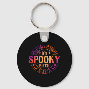Its Spooky Season Funny Witch Halloween Key Ring