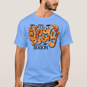It's Spooky Season Orange Funny Halloween Costume  T-Shirt
