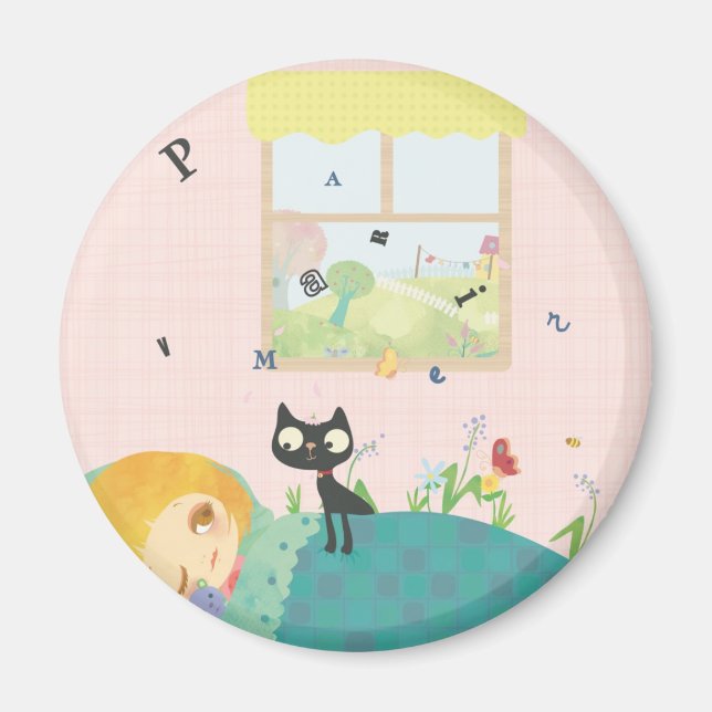 It's spring! Magnet (Front)