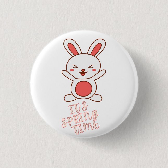 It's Spring Time               3 Cm Round Badge (Front)