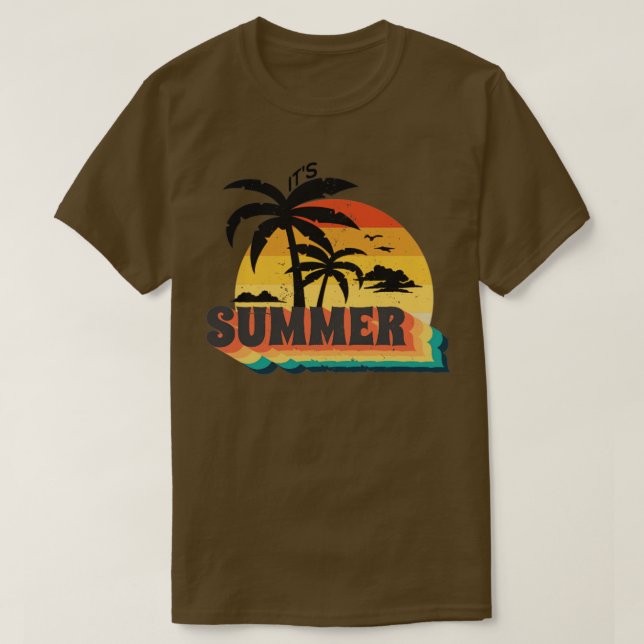 Its Summer Lets go T-Shirt (Design Front)