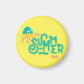 It's summer time| Funny Octopus Magnet