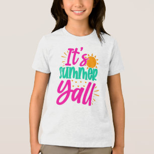 It's Summer Y'all-54808 Tri-Blend Shirt